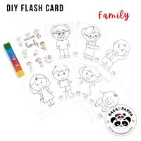 Gambar DIY Finger Print Set Flash Cards & Ink Pad - Family / Keluarga dari Bagasi Panda undefined 3 Tokopedia
