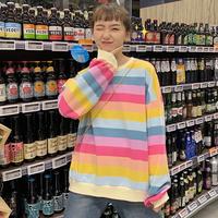 Gambar Sweter lengan panjang rainbow pink 3 dari Michael Officialstore undefined 1 Tokopedia