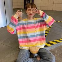 Gambar Sweter lengan panjang rainbow pink 3 dari Michael Officialstore undefined 2 Tokopedia