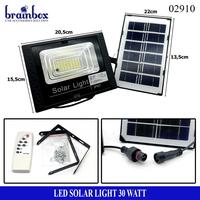 Gambar Lampu Sorot 30W LED Solar Cell Tenaga Surya Matahari Solar Panel LED dari Brainbox Car and Home undefined 2 Tokopedia