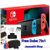 Gambar NINTENDO SWITCH V2 / new model nintendo switch HAC 001 neon dari jayasakti shops undefined 1 Tokopedia