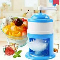 Gambar ice crusher / Serutan batu Es Manual Portable alat serut putar tangan dari emasbiru undefined 1 Tokopedia
