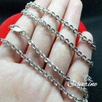 Gambar KALUNG MEDAN RANTAI UKIR PERAK LAPIS EMAS PUTIH SILVER 925 (RHODIUM) dari Silverine undefined 3 Tokopedia