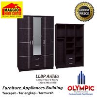 Gambar Lemari Pakaian 3 Pintu Minimalis - Arlida3Pt - Olympic - LCBP Ardilla BL dari MAGGIO undefined 4 Tokopedia