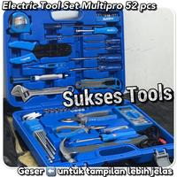 Gambar Multipro - Tool Kit Set 52 pcs Electric Tool Set (Taiwan) dari Sukses.Tools undefined 1 Tokopedia