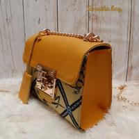 Gambar TERBARU Tas wanita Batik Tulis kombinasi kulit original dari Tamathacraft undefined 3 Tokopedia