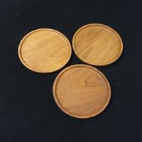 Gambar piring kayu jati ○18cm grade Export dari solidewood undefined 2 Tokopedia