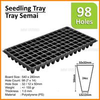 Gambar Tray Semai / Seedling Tray - 98 lubang dari MW Hydro undefined 1 Tokopedia