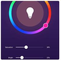 Gambar BARDI 7W RGB+W Smart Lampu Light Wifi Wireless IoT Home Automation ORI dari BARDI Smart Home undefined 2 Tokopedia