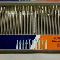 Gambar (FB)Mata Bor Intan Drill Diamond Set 30 Pcs - Prawn Grinder Ukir Mini dari febriteknik undefined 2 Tokopedia