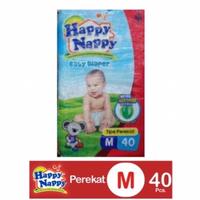 Gambar HAPPY NAPPY DIAPER M-40 / POPOK BAYI PEREKAT SIZE M MURAH BERKUALITAS dari AmandaAnggunia undefined 1 Tokopedia
