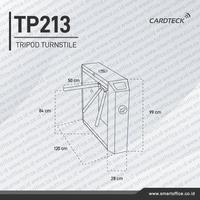 Gambar Bridge Tripod Turnstile Pedastrian Barrier Gate Wahana Cardteck TP213 dari FOCUS SECURITY STORE undefined 2 Tokopedia