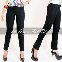 Gambar ZETHA CELANA LEGGING WANITA / DENIM FULL BLACK - S dari RITSU_STORE undefined 1 Tokopedia