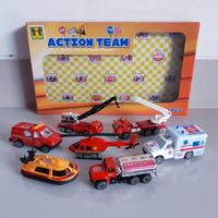 Gambar Set Diecast Kendaraan Pemadam Kebakaran - Mainan Miniatur Fire Rescue dari Warung Angga_NEW undefined 1 Tokopedia