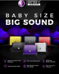 Gambar Speaker Bluetooth Portable VENOM BABY GEAR VBG-1 - Abu-abu dari KEION Auto undefined 2 Tokopedia