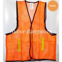Gambar Rompi Jala X Orange / Rompi Jaring / Rompi Safety / Rompi Proyek dari Subur Bangunan ID undefined 1 Tokopedia