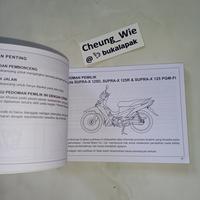 Gambar Buku Pedoman Pemilik Honda Supra X 125d & Supra X 125 PGM-F1 ori AHM dari cheung wie undefined 2 Tokopedia