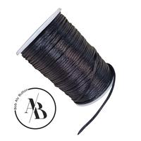 Gambar TALI SATIN TALI CINA KALUNG GELANG 2 MM PANJANG 70 METER WARNA HITAM dari BOB ALY BUTTON SHOP undefined 3 Tokopedia