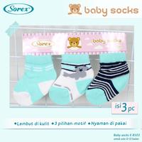 Gambar Kaos Kaki Bayi Laki-laki / Socks Baby Boy Sorex K8502 Isi 3pcs dari MMcollections mom&kids undefined 2 Tokopedia