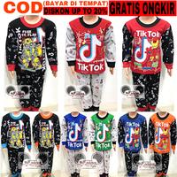 Gambar Termurah Baju Setelan Anak Kekinian Motif Tiktok / Pakaian Anak Unisex - 1-2 TH dari Modern Kids undefined 1 Tokopedia