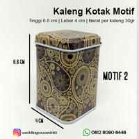 Gambar Kaleng Kotak Motif - Motif 1 dari Wedding Souvenir Jakarta undefined 4 Tokopedia