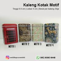 Gambar Kaleng Kotak Motif - Motif 1 dari Wedding Souvenir Jakarta undefined 1 Tokopedia