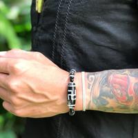 Gambar Gelang Dzi Swastika Hitam Putih Rwa Bhineda Poleng Pasupati dari Bli Discus Gallery undefined 2 Tokopedia