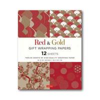 Gambar CT Gift Wrap Paper Red & Gold 12 Sheets - 9780804851626 dari Periplus Bookshop_NEW undefined 1 Tokopedia