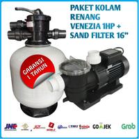 Gambar Mesin Pompa Air Kolam Renang 1HP + Sand Filter 16" Paket Kolam Renang dari MITRA JAYA TEKNIK_NEW undefined 2 Tokopedia
