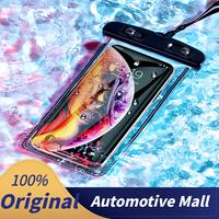 Gambar Tempat hp anti air waterproof Tas hanphone ponsel kedap air Waterproof - Hitam dari Automotive Mall undefined 1 Tokopedia