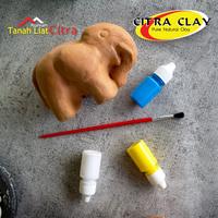 Gambar Tanah Liat / Paket mewarnai ( karya tanah liat + Cat warna 3 pcs ) dari Universalmart_NEW undefined 3 Tokopedia