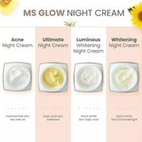 Gambar MS GLOW Night Cream ( Acne / Ultimate / Luminous / Whitening ) - Acne dari MS GLOW MADIUN undefined 1 Tokopedia