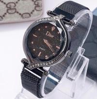 Gambar JAM TANGAN WANITA JAM MAGNET RANTAI JAM TANGAN ANALOG IMPORT JAM MURAH - Biru dari yuhai_0055 undefined 4 Tokopedia