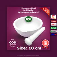 Gambar Alat Penumbuk Obat|Penggerus Obat|Ulekan|Penggerus|Mortal|Mortir 10 cm dari CP Medical undefined 1 Tokopedia