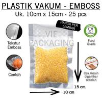 Gambar PLASTIK VAKUM EMBOSS 10X15 / VACCUM SEALER / VACUM MAKANAN/VACUUM dari Viepackaging undefined 1 Tokopedia
