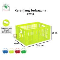 Gambar Container / Keranjang Industri Serbaguna 2203 L Green Leaf dari Yellow90 OnlineShop Kota Administrasi Jakarta Utara 3 Tokopedia