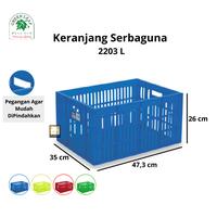 Gambar Container / Keranjang Industri Serbaguna 2203 L Green Leaf dari Yellow90 OnlineShop Kota Administrasi Jakarta Utara 1 Tokopedia