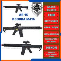 Gambar Mainan Senjata Tembakan Senapan Pistol Kokang AR 15 Dcobra M416 dari DEFENDER INDONESIA undefined 1 Tokopedia