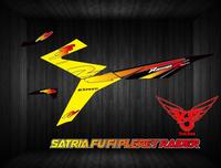 Gambar STIKER SATRIA FU FI PLERET RAIDER - Merah dari STIKER KHAMDAN undefined 3 Tokopedia