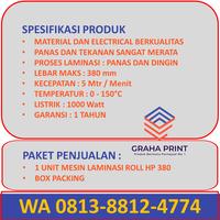 Gambar Mesin FM380 Alat Laminasi Laminating Rol Roll Besar Jumbo 3000 m A3 + dari Graha Print Innovatec undefined 4 Tokopedia
