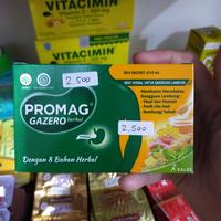 Gambar promag gazero herbal 6 sachet - 1 box 6 sct dari Kepin Store undefined 1 Tokopedia