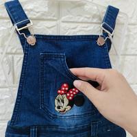 Gambar overall / wearpack /celana panjang kodok jeans biru mickey 3thn-12thn - 4th dari Kelmoshop undefined 3 Tokopedia