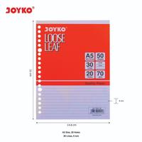 Gambar Loose Leaf - Isi Kertas File - Binder Joyko A5-7020 - 50 Lembar dari -SPECIALIST STORE JAKARTA- undefined 1 Tokopedia