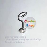 Gambar Anting Giwang Toge Bayi Anak 0.3gr Perak Silver 925 Asli dari Cherine Store undefined 3 Tokopedia