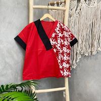Gambar Batik sonia - putih biru dari LAUSBOUTIQUE undefined 4 Tokopedia