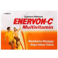 Gambar Enervon C / strip isi 4 kaplet / Vitamin C 500 mg dari HealthyOne1 undefined 1 Tokopedia