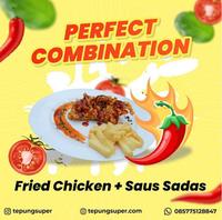 Gambar Tepung fried chicken marinasi/CRN 1802/Tepung Super/ Kemasan 1 Kg dari TEPUNG SUPER undefined 3 Tokopedia
