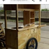 Gambar grobak mie ayam grobak bakso kayu jati belanda dari UD.DEVI JAYA MEUBEL undefined 3 Tokopedia