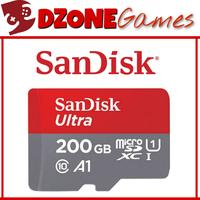Gambar SanDisk Ultra MicroSD 200GB 100MB/S Class 10 dari Dzone Games undefined 1 Tokopedia
