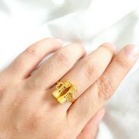 Gambar Ring Cincin Tifa Cristal Hadiah Istri Pacar Ibu Elegan Emas asli Gold dari Toko Emas Adelshop undefined 2 Tokopedia